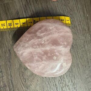 Rose Quartz Heart-Shaped Accent